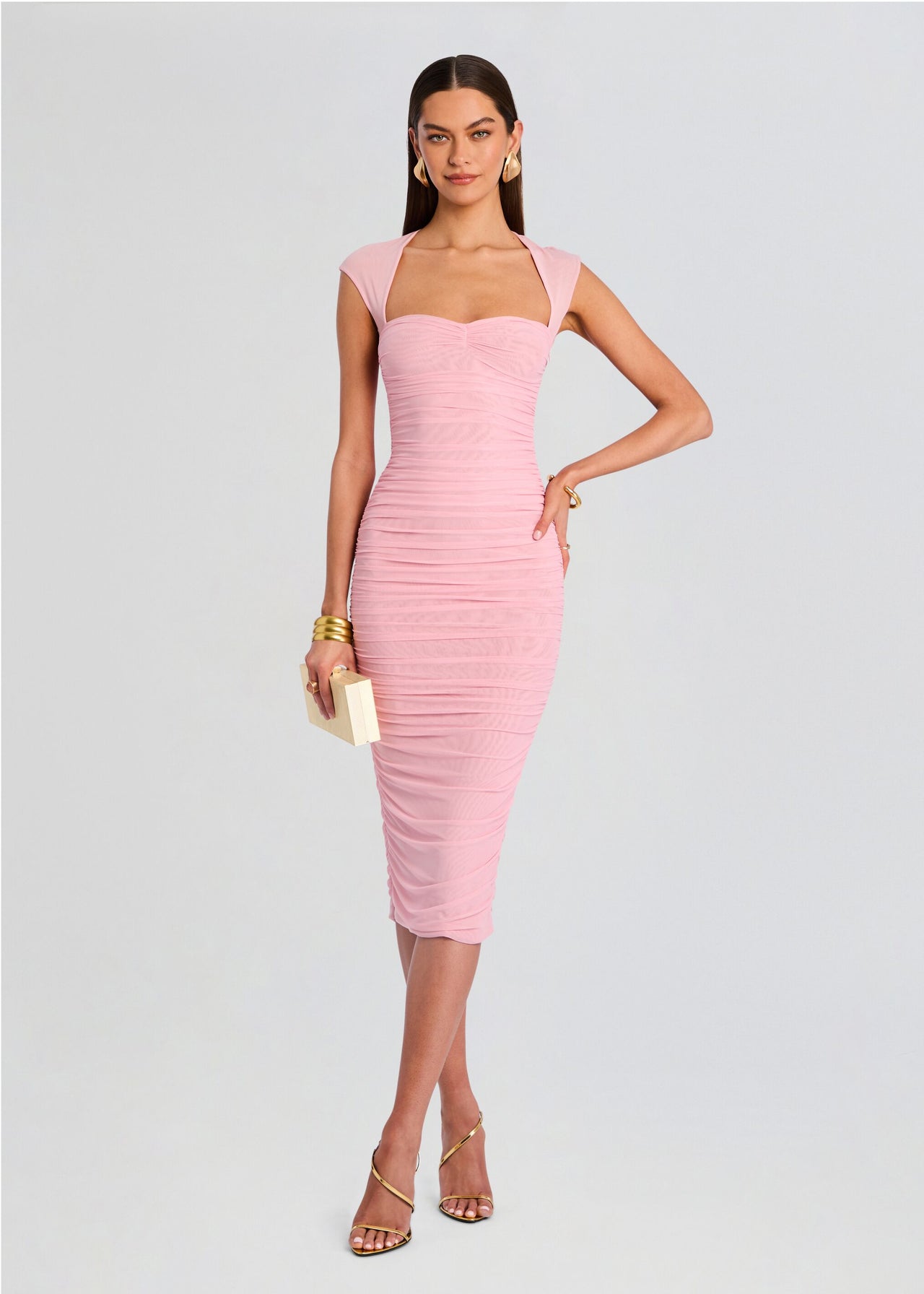 Kylie Mesh Midi Dress Retrofete Kylie Mesh Midi Dress Retrofete
