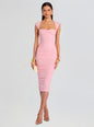Kylie Mesh Midi Dress