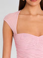 Kylie Mesh Midi Dress