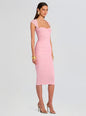 Kylie Mesh Midi Dress