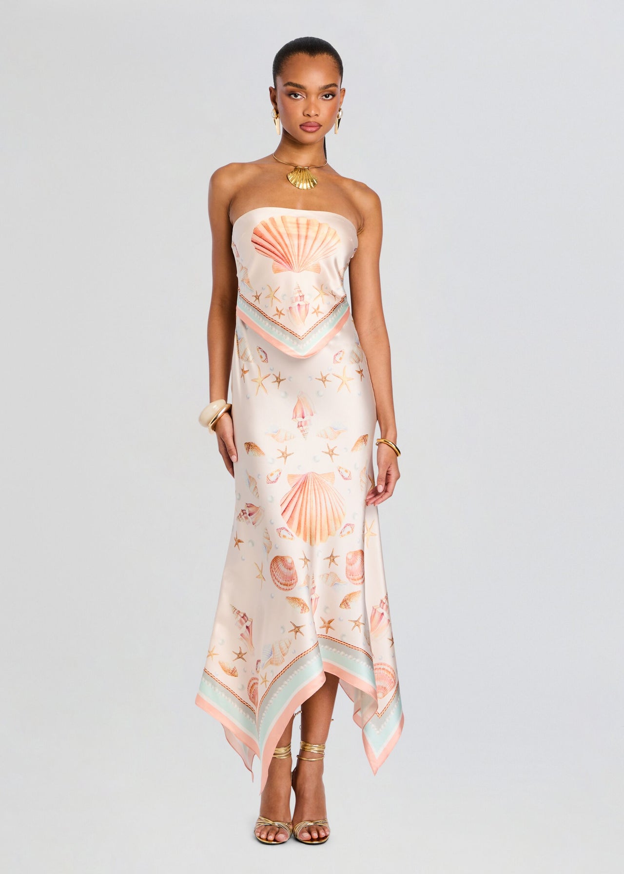 ankle length silk dress Gray Silk Dress | Full Length Slip