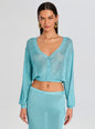 Moni Metallic Knit Cardigan