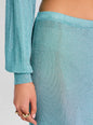 Harmony Metallic Knit Skirt