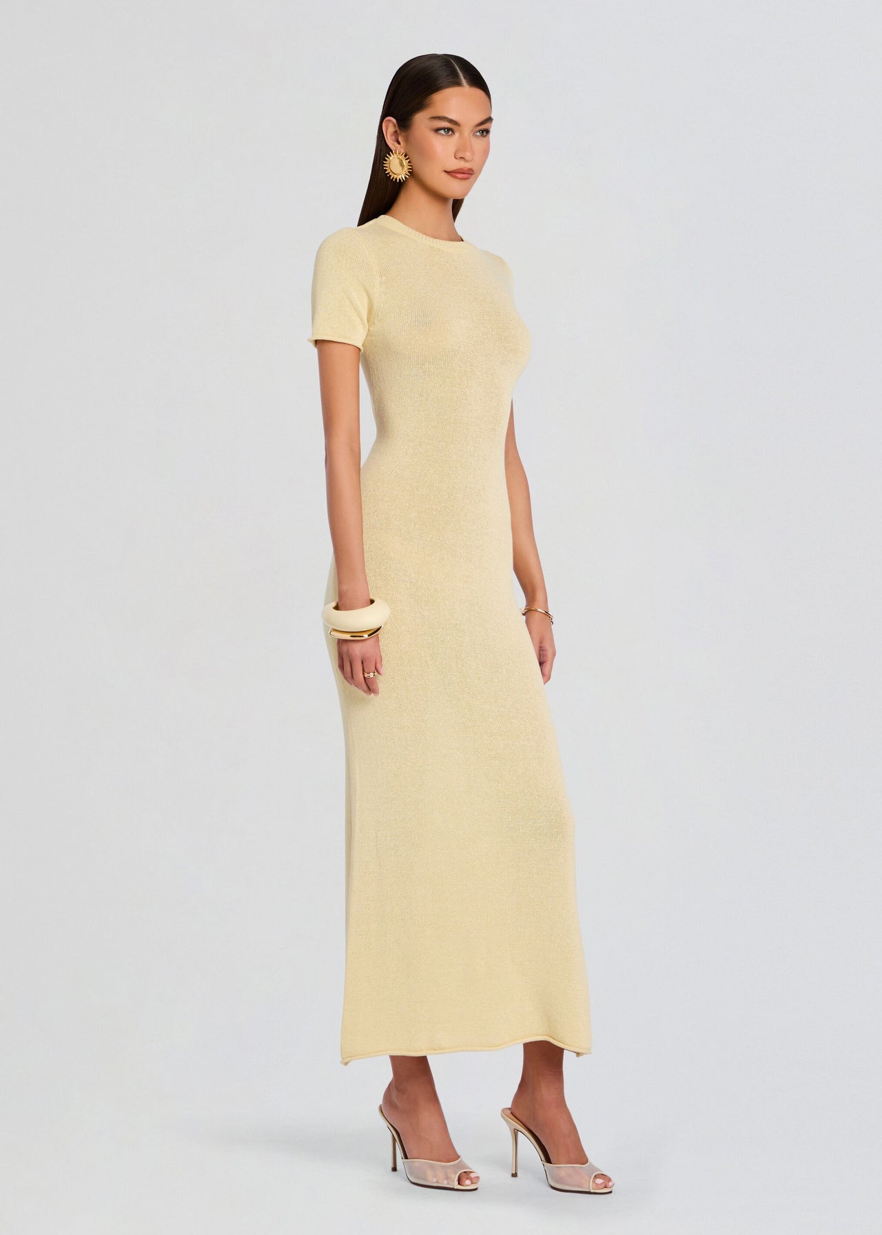 avia knit maxi dress Airess – Retrofete cobalt sapphire blue
