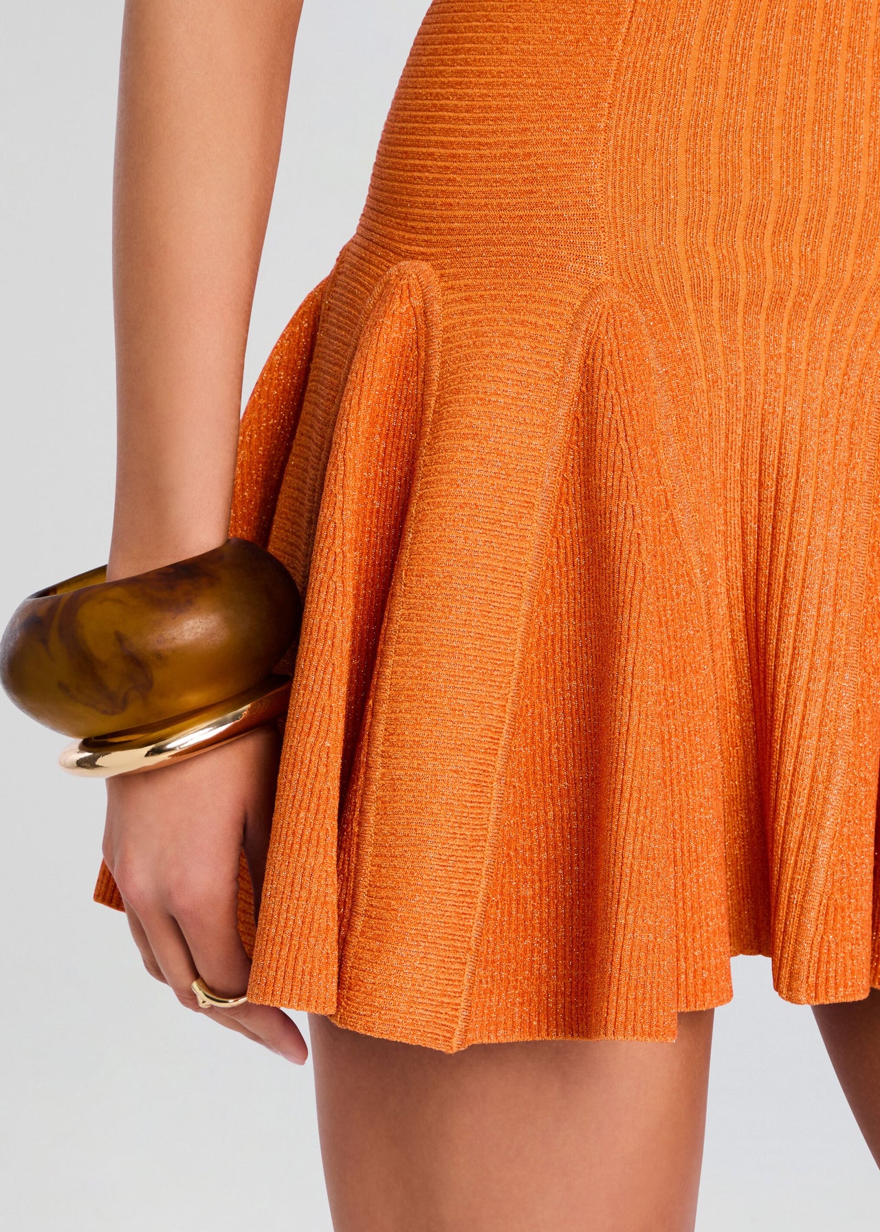 Annina Metallic Knit Dress – Retrofete