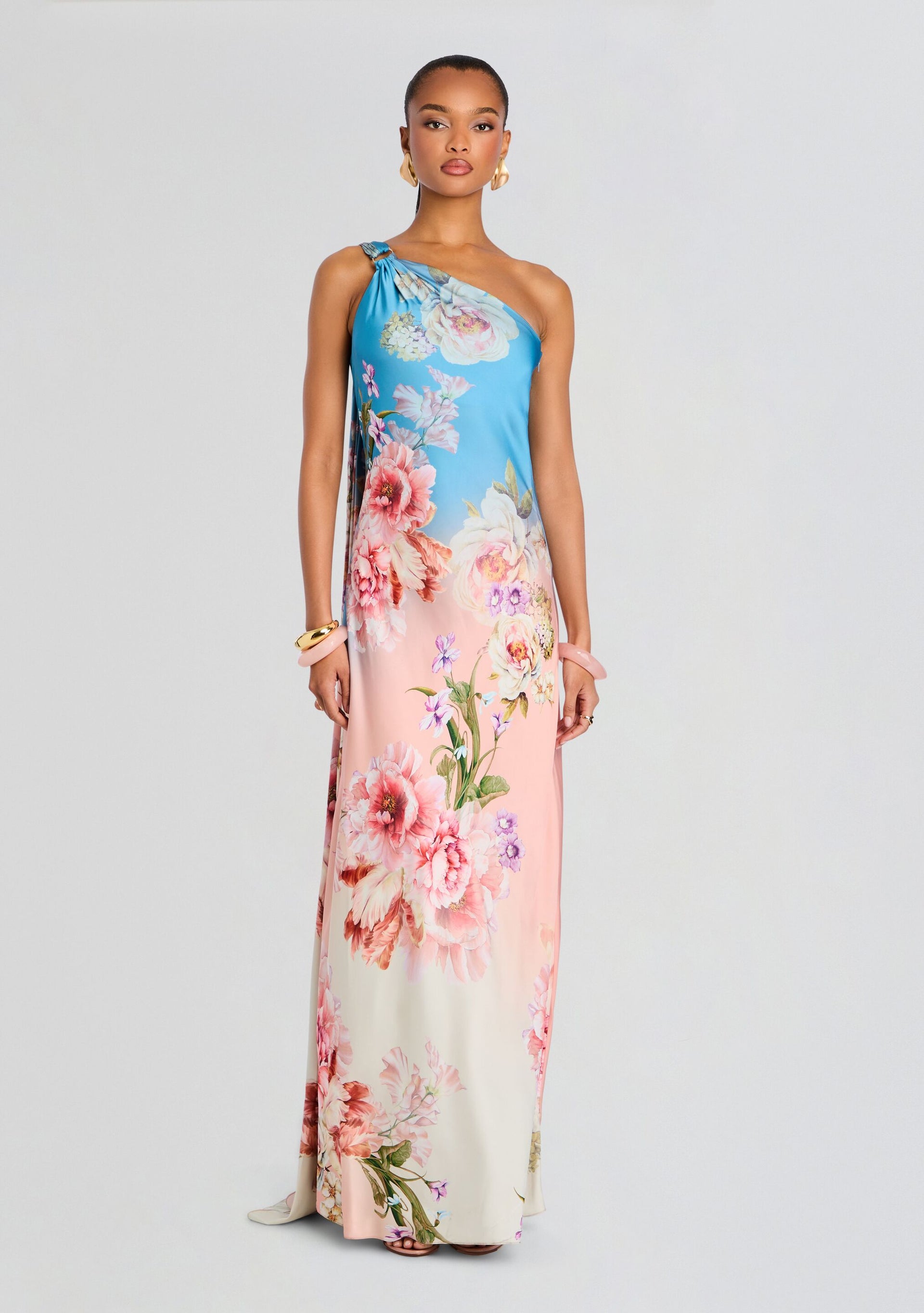 chinese dress ladies Kavi One Shoulder Dress – Retrofete