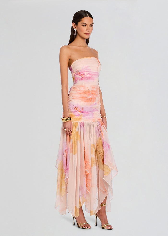 Teryn Silk Chiffon Dress media 4 of 6