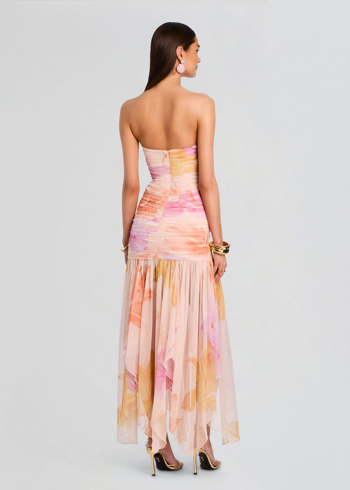 Teryn Silk Chiffon Dress media 5 of 6