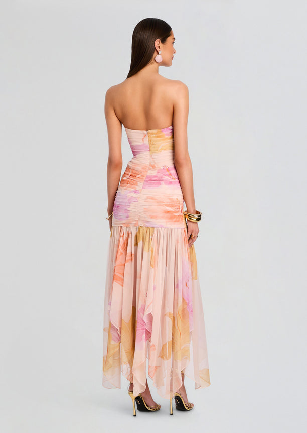 Teryn Silk Chiffon Dress