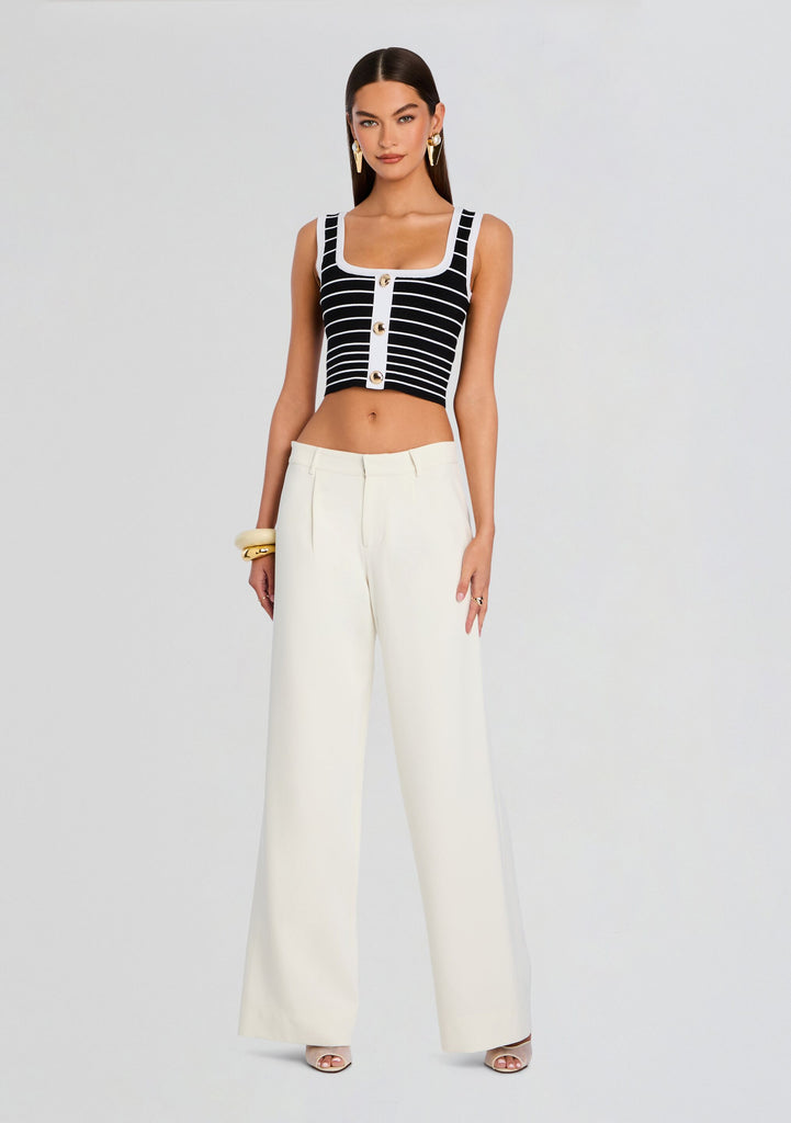 Zadie Metallic Knit Top – Retrofete