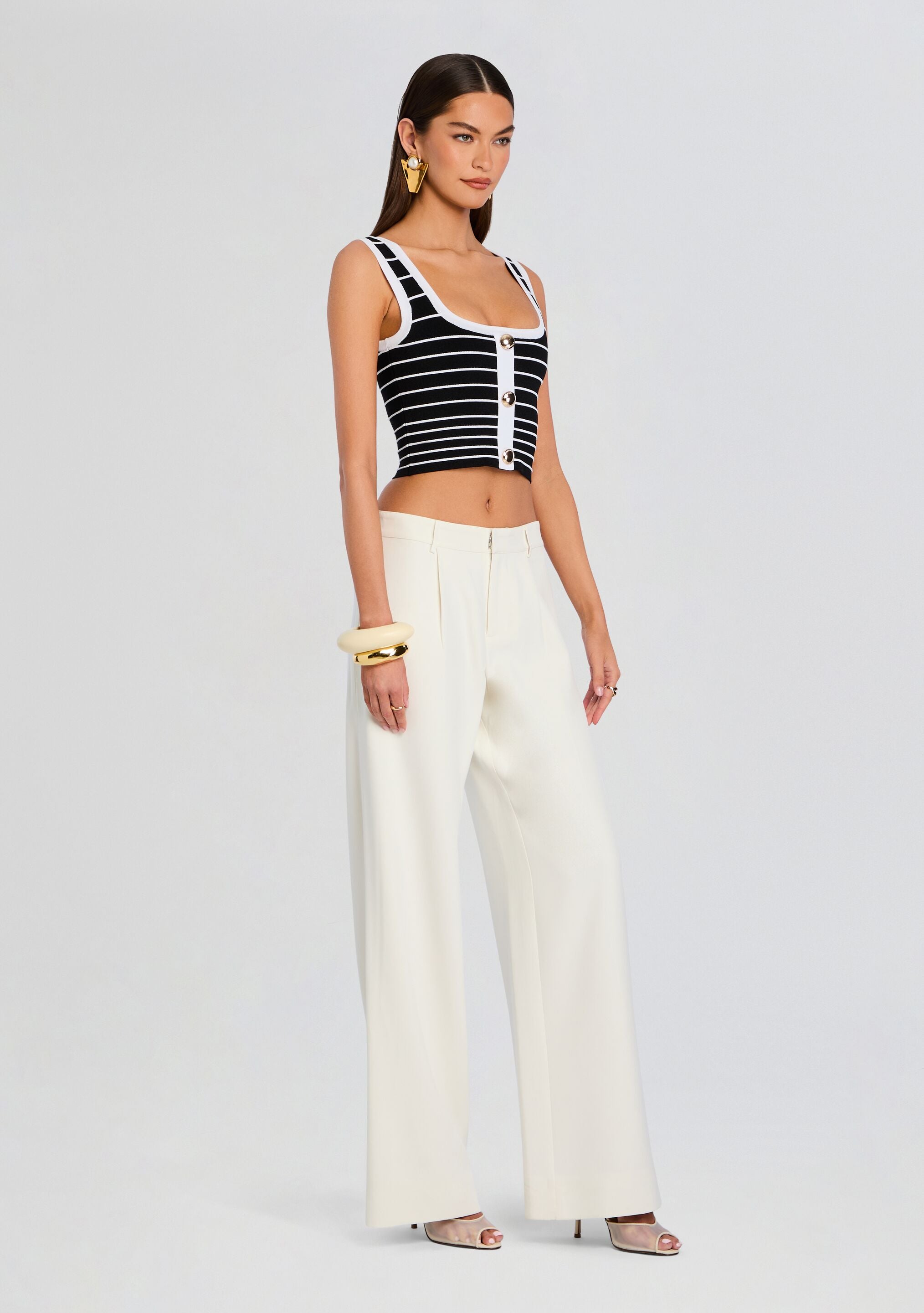Zadie Metallic Knit Top – Retrofete
