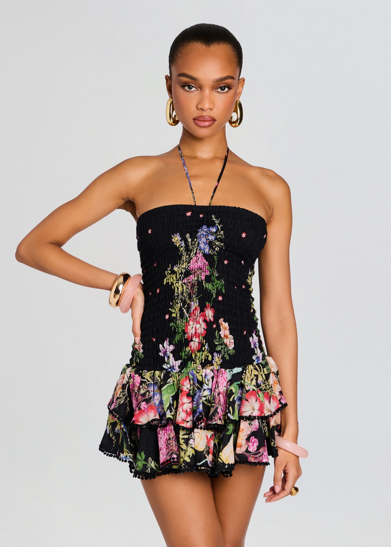 Charo Ruiz Women's Cusia short dress - Black - Mini Dresses Charo Ruiz Women's Cusia short dress - Black - Mini Dresses