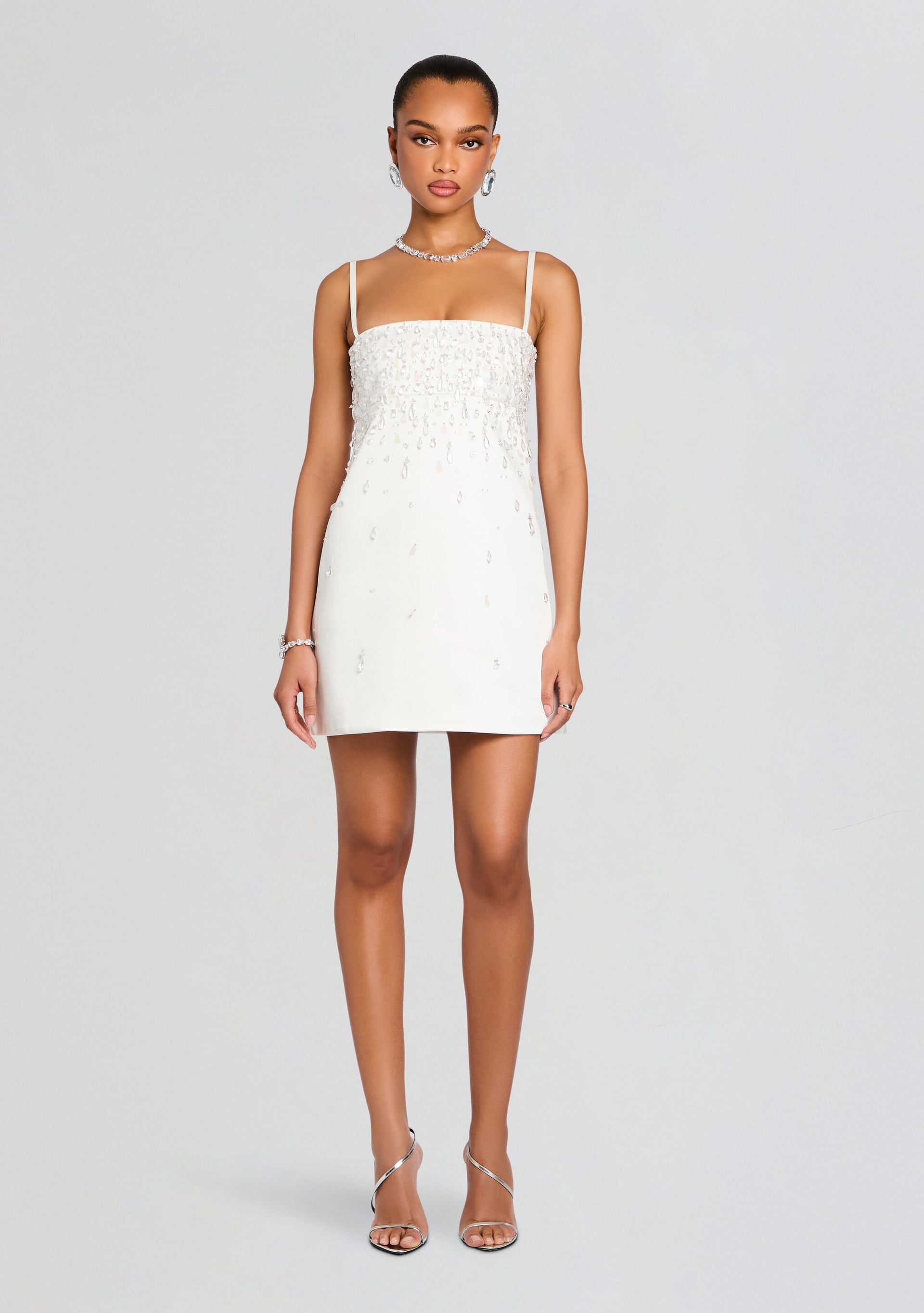 cal embellished mini dress Cornelia Embellished Dress – Retrofete