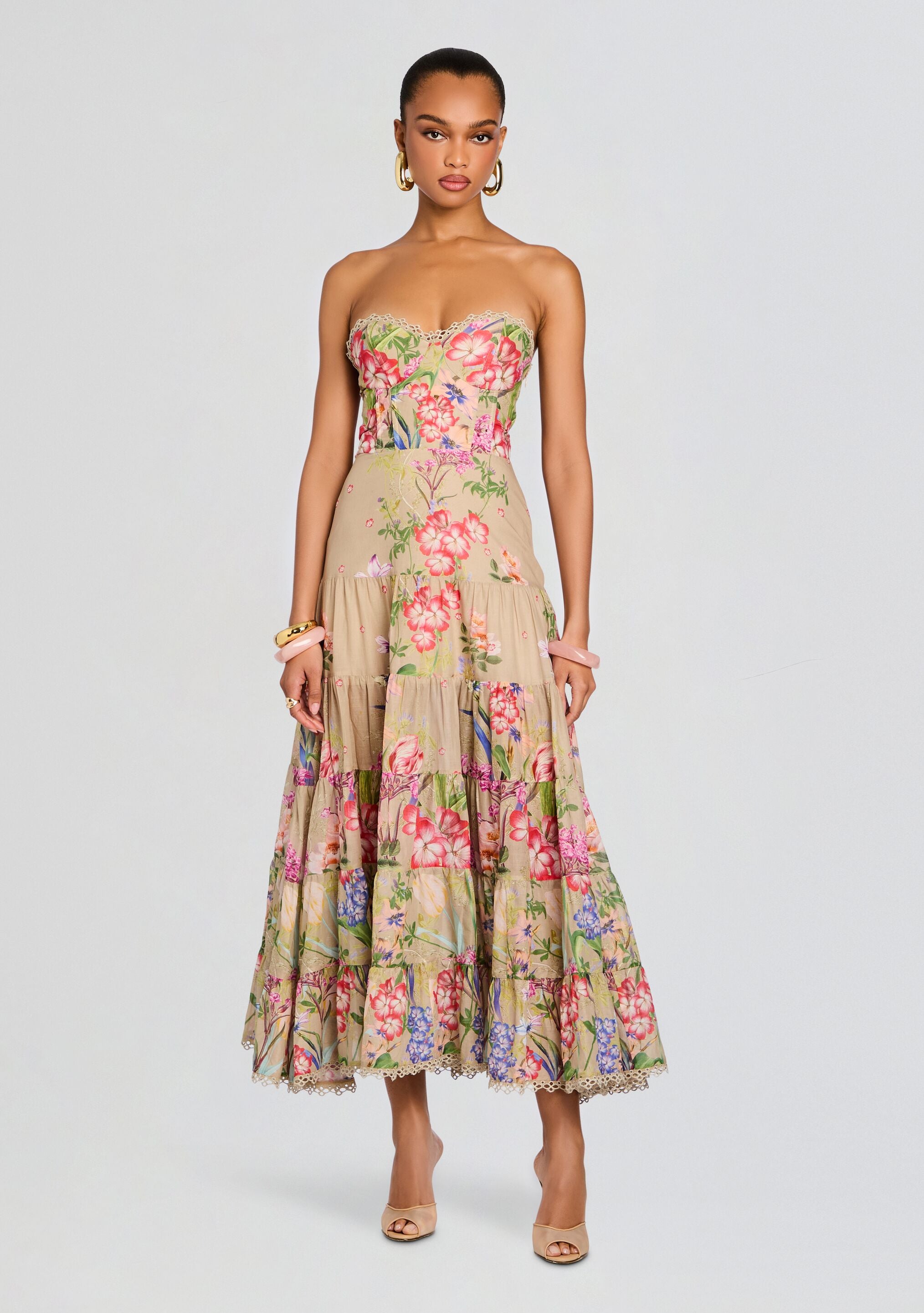 eradie エラディエ DoubleShoulder Ribbon Dress Danny Long Dress – Retrofete