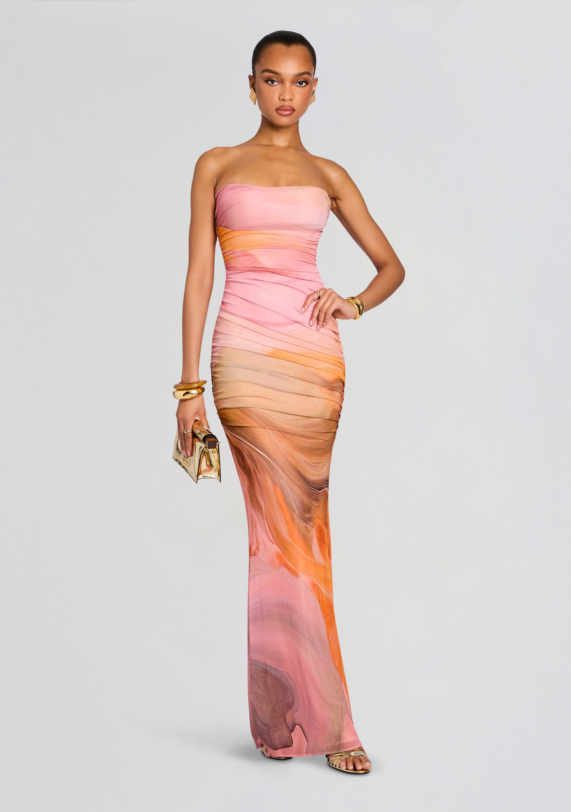 isaura maxi dress Retrofete Isadore Dress in Pink