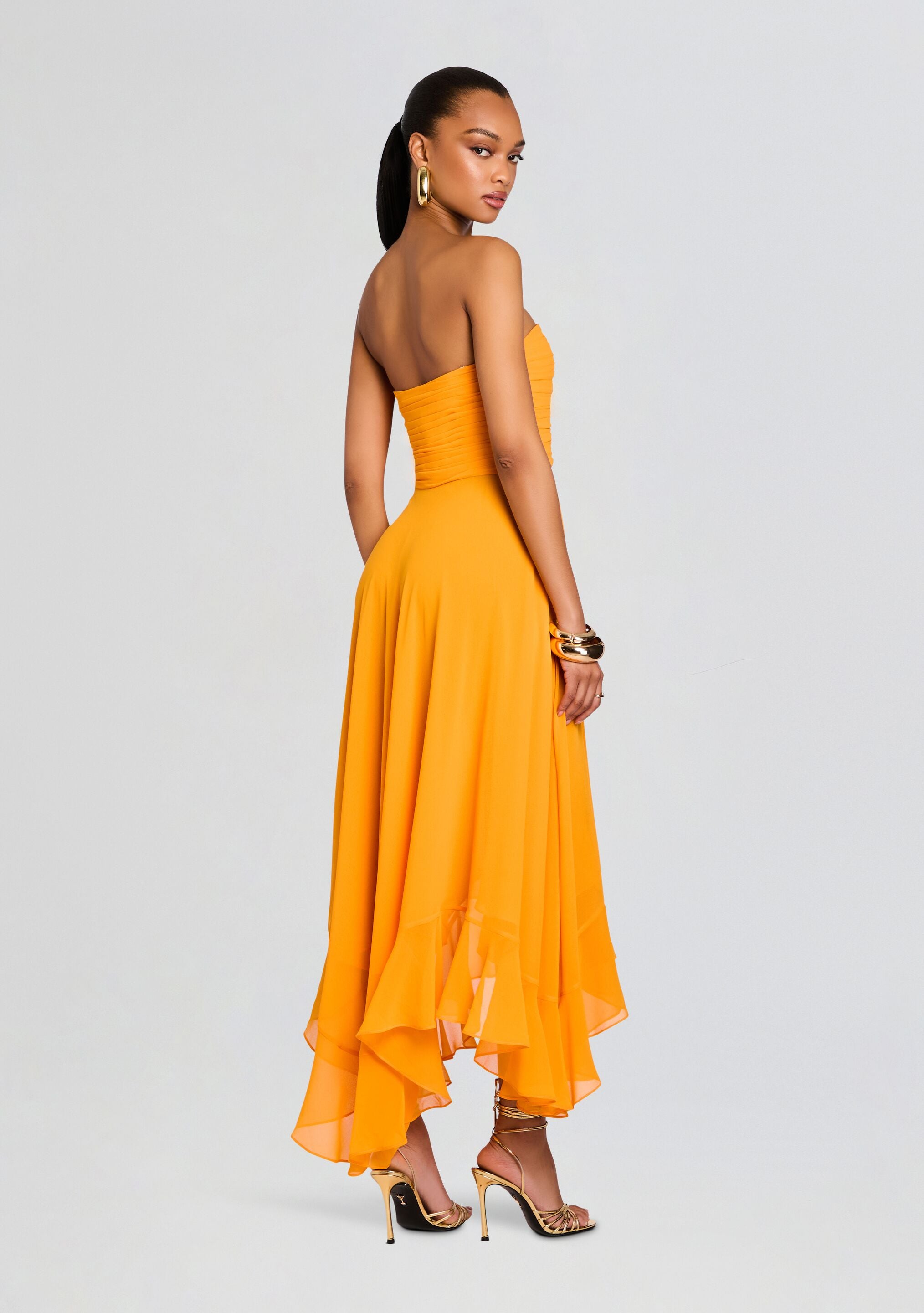 Louisa Chiffon Dress – Retrofete