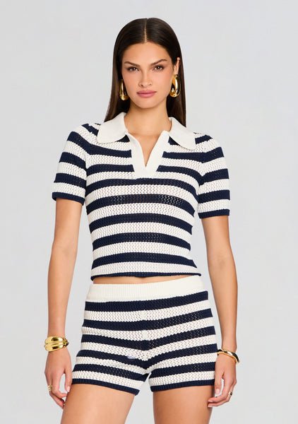 トップス tdk_void polo Off White Relaxed Fit Zip Polo – Odour Resistant | LABFRESH