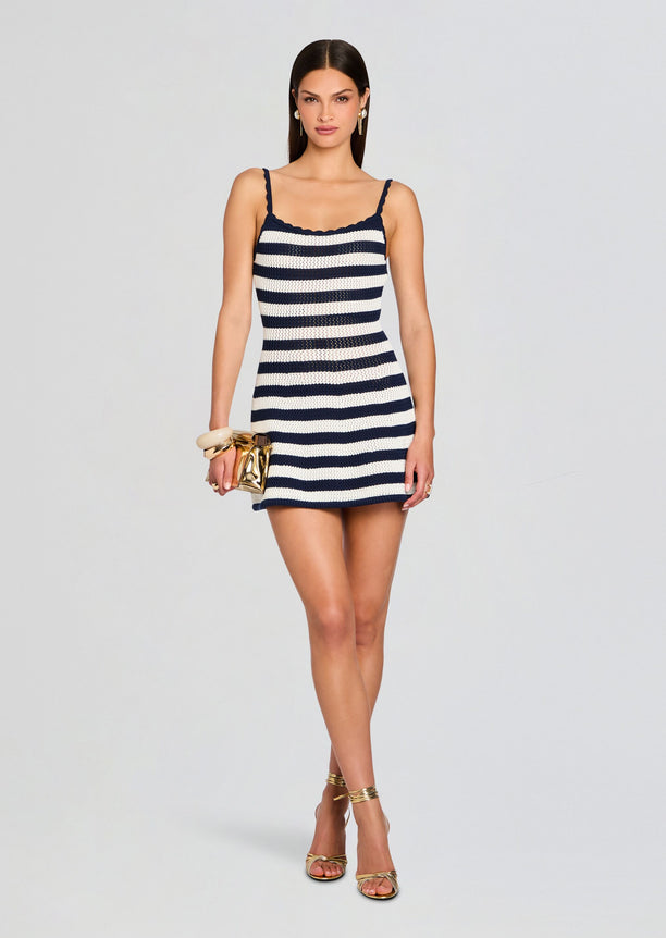 Sienna Crochet Mini Dress