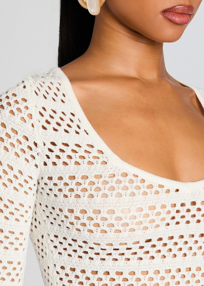 Sophie Crochet Mini Dress media 2 of 5