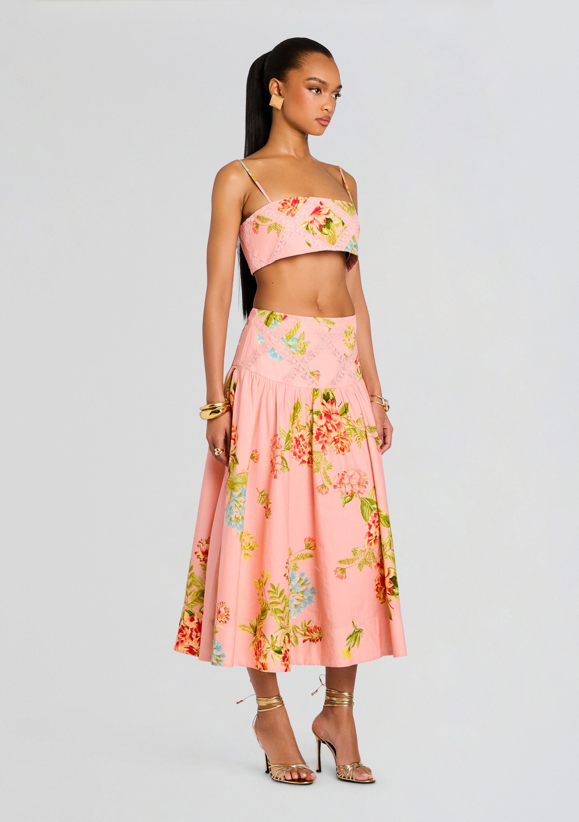 Dhun Midi Skirt – Retrofete