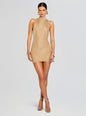Gio Metallic Knit Mini Dress thumbnail media 1 of 5
