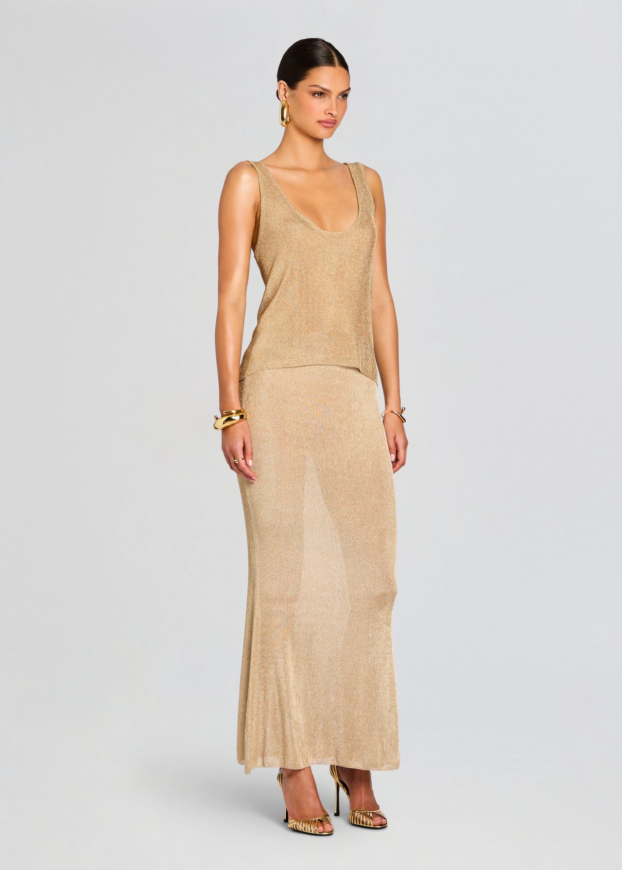 Hero Metallic Knit Tank – Retrofete
