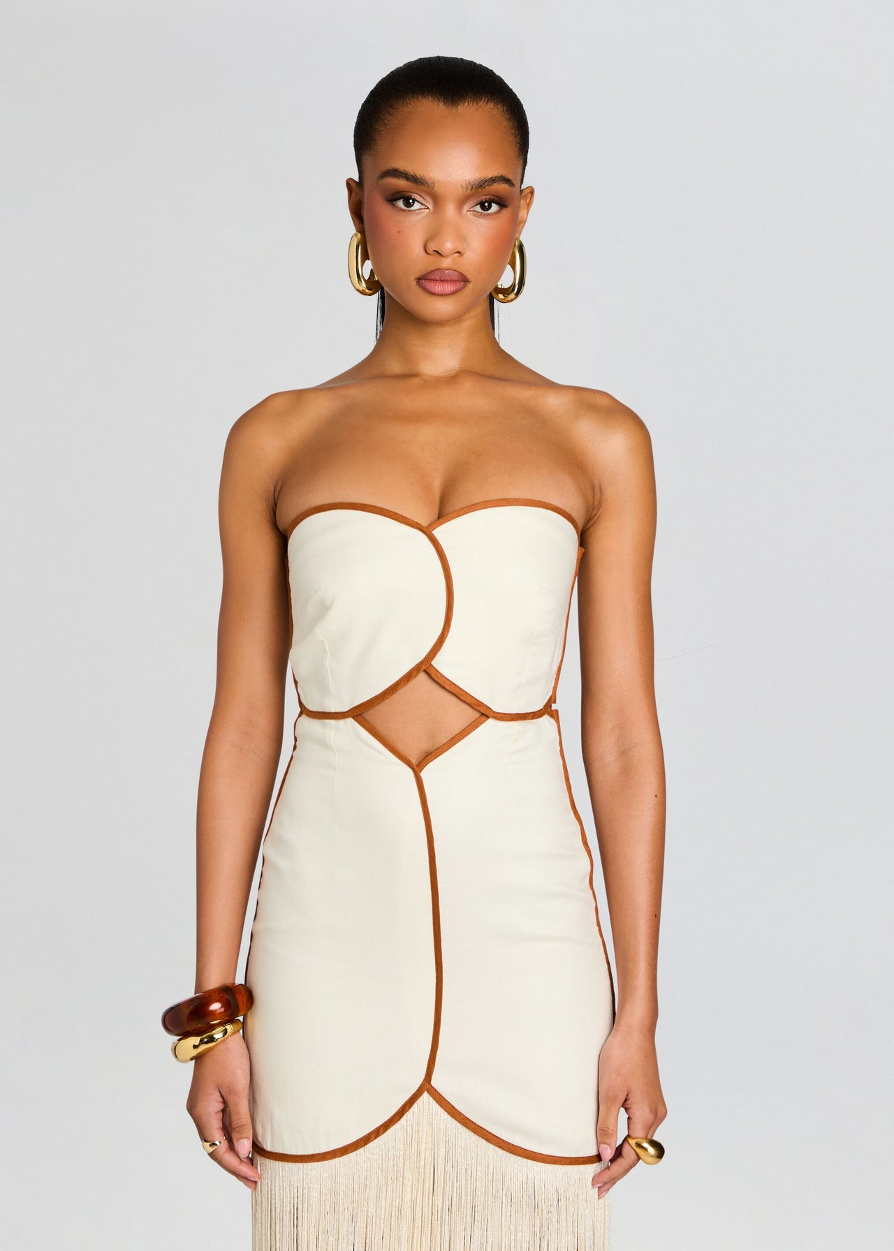 Azulu Joaquina Dress | Off White | Size Xs
