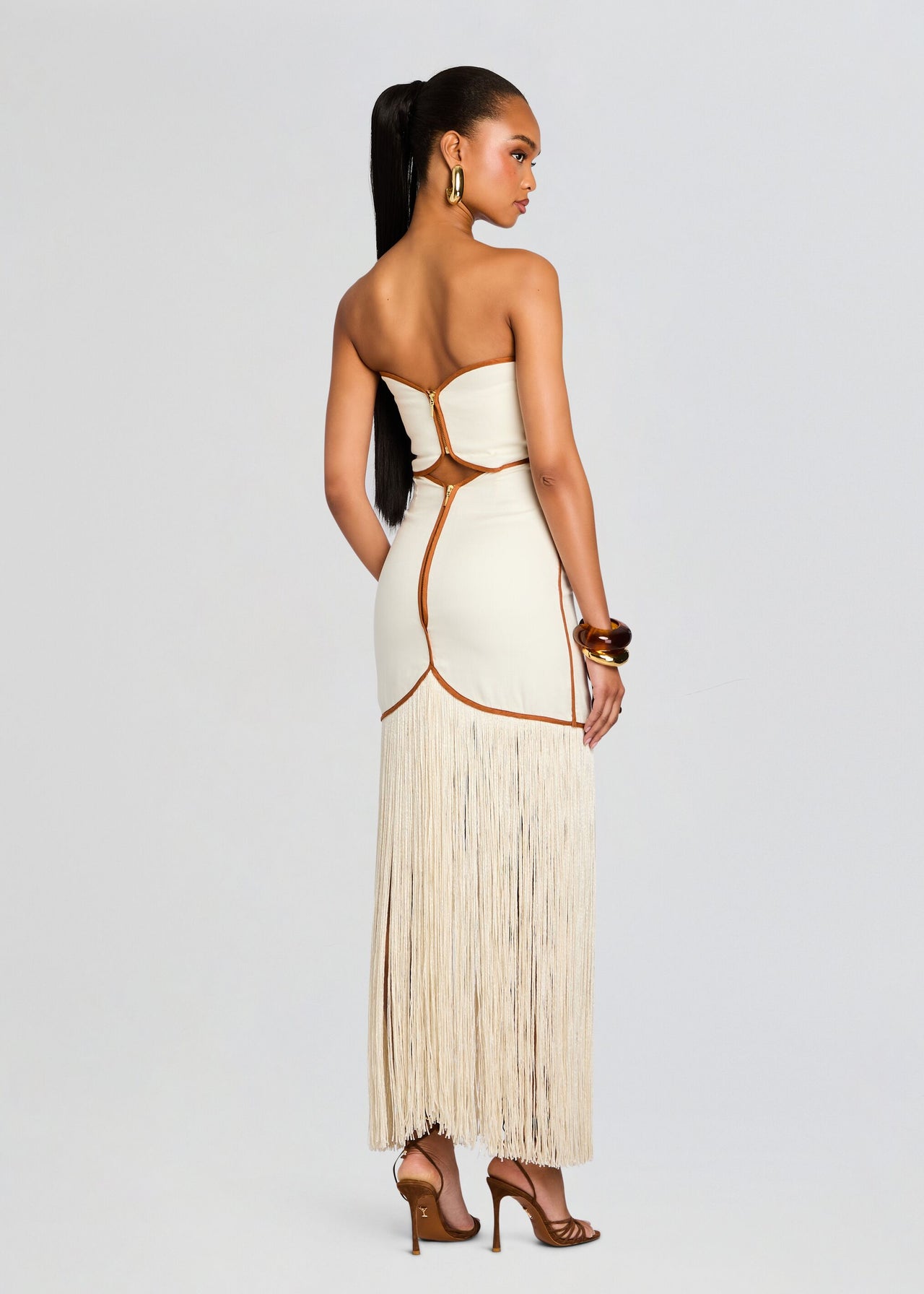 Azulu Joaquina Dress | Off White | Size Xs