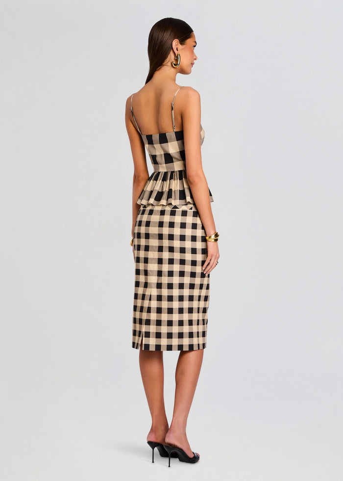 Carl Linen Midi Skirt media 4 of 5