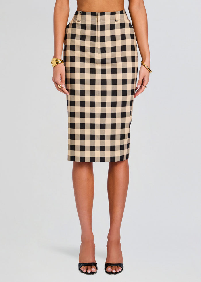 Carl Linen Midi Skirt media 1 of 5