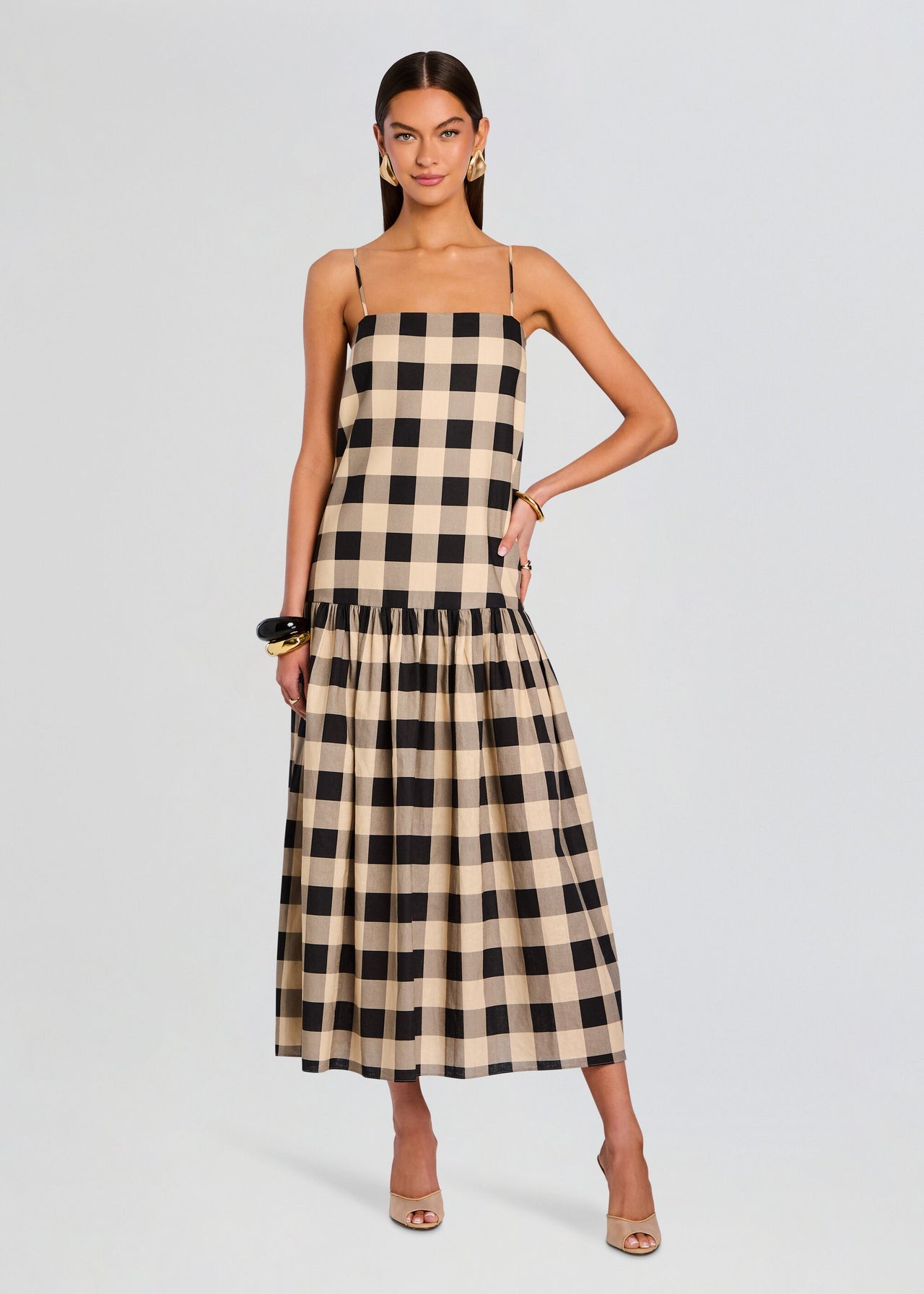 knee length dresses for ladies Aydan Linen Maxi Dress – Retrofete