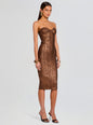 Charlize Coated Knit Dress thumbnail media 3 of 5