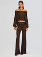 Felicity Metallic Knit Top
