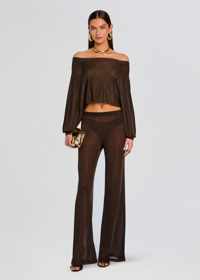 Sheldon Metallic Knit Pant media 5 of 5