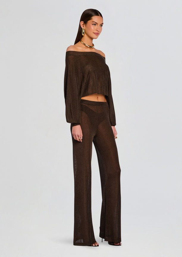 Sheldon Metallic Knit Pant
