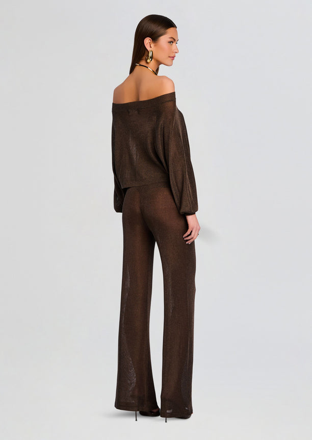 Sheldon Metallic Knit Pant