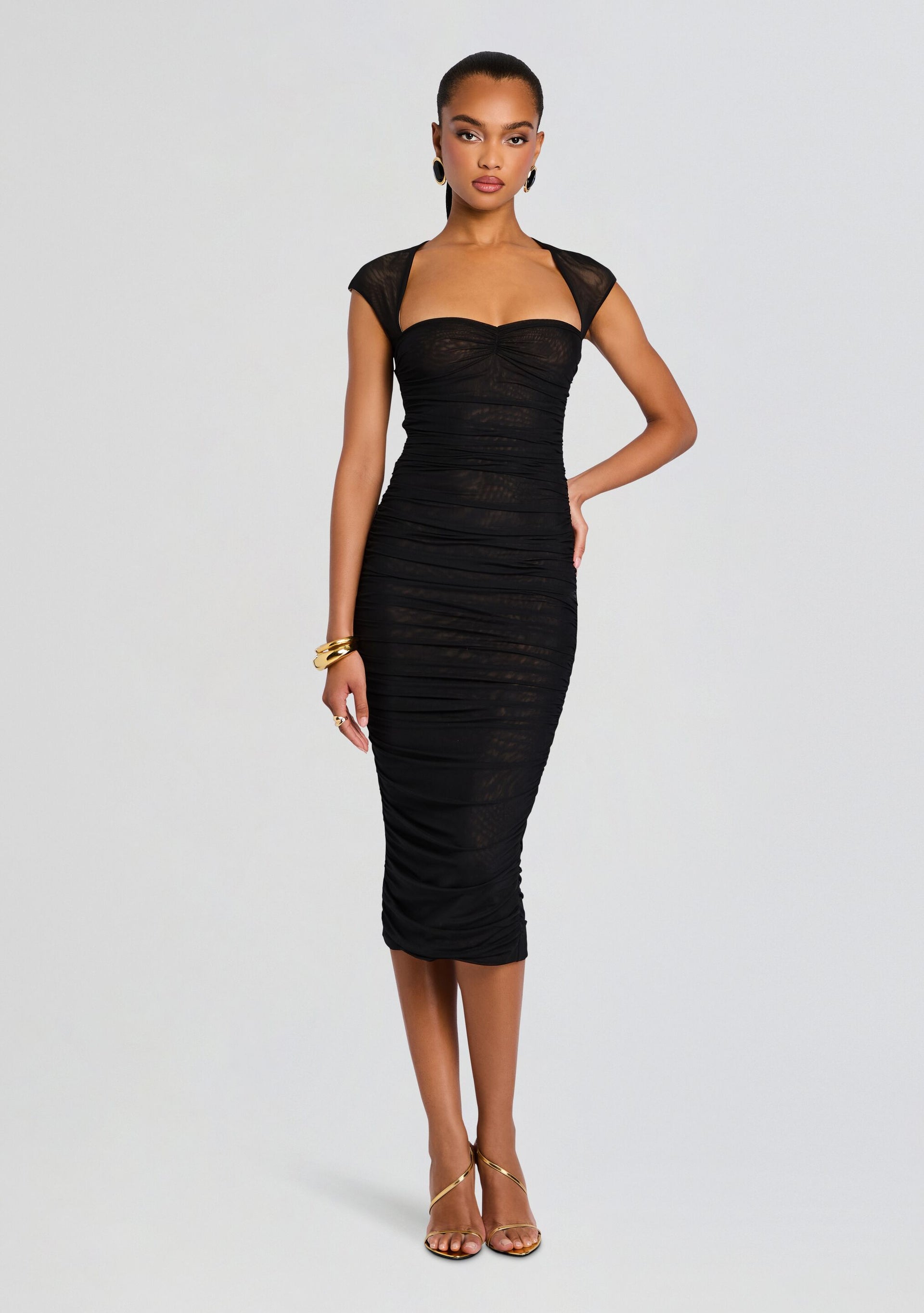 knee length dresses for ladies Jeanette Lace Dress – Retrofete main image 0
