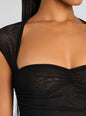 Kylie Mesh Midi Dress