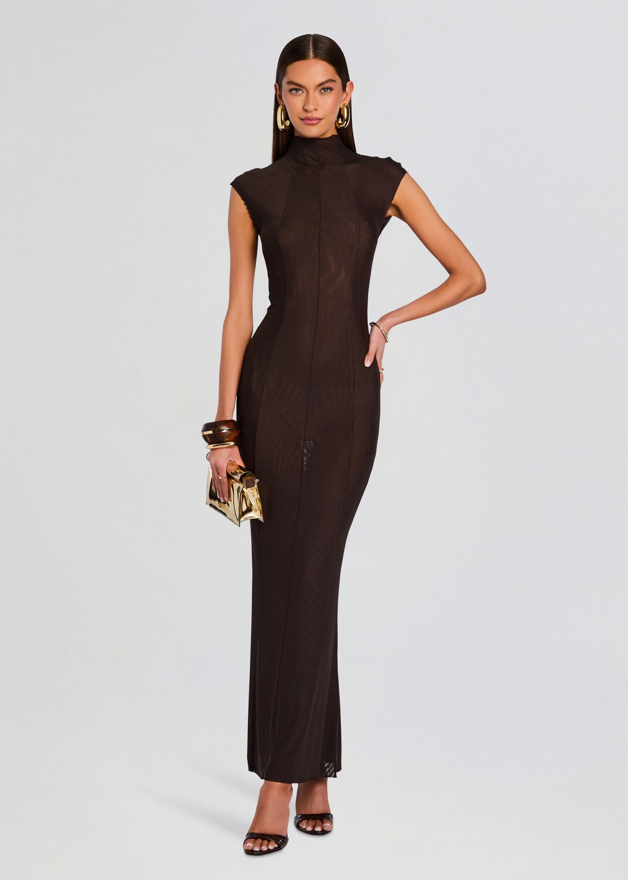 Laissa Mesh Maxi Dress Retrofete Laissa Mesh Maxi Dress Retrofete