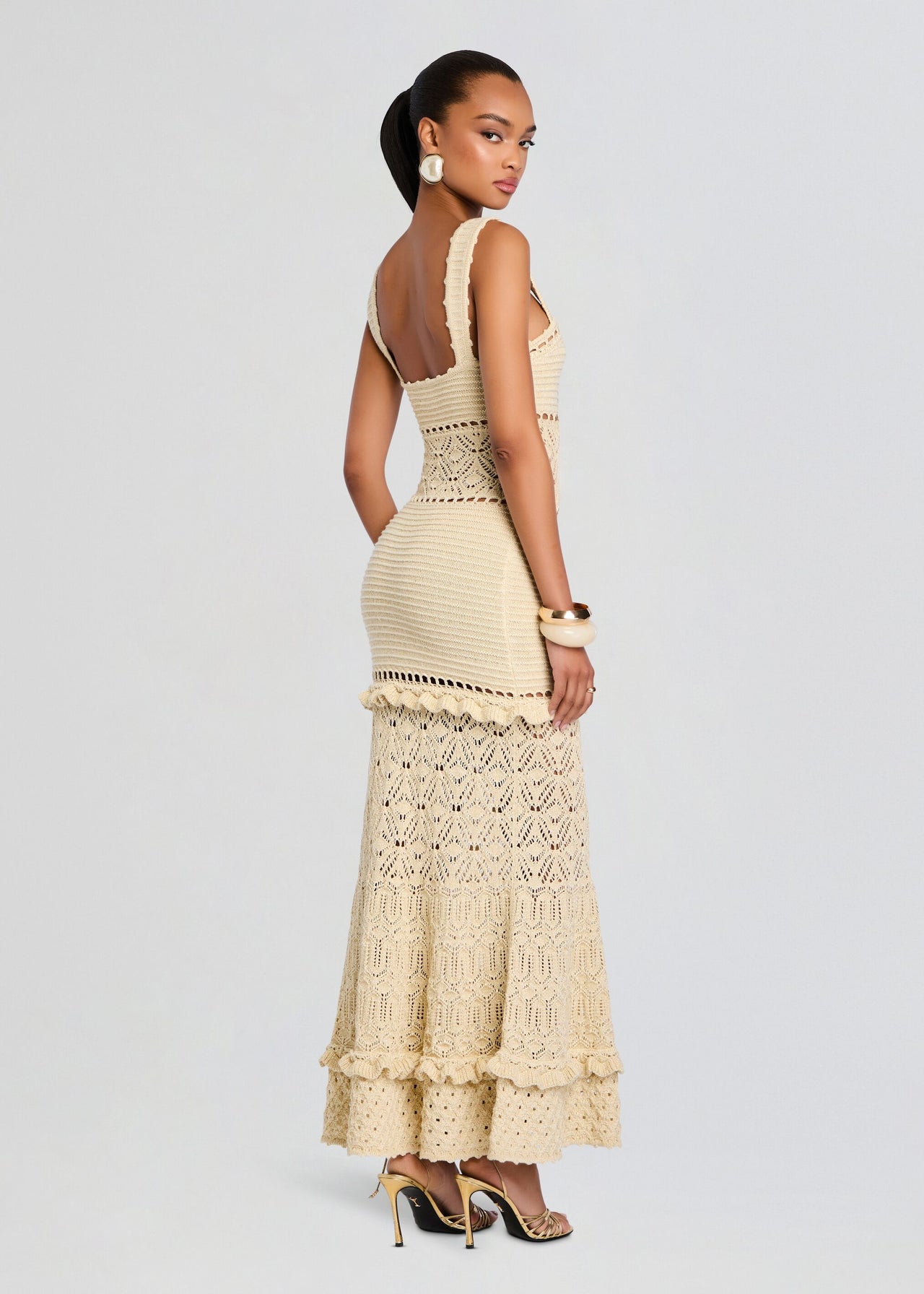 Winona Crochet Dress  Retrofete