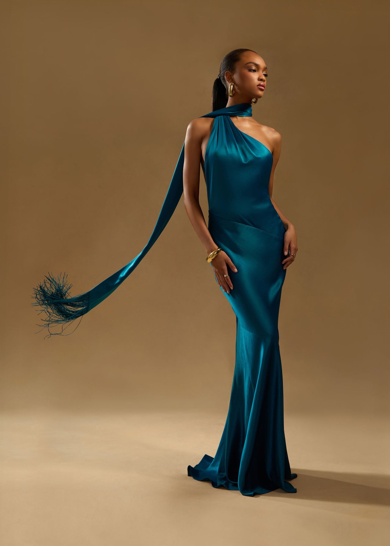 green emerald velvet dress Retrofête Kelsa Dress | Blue | Size S