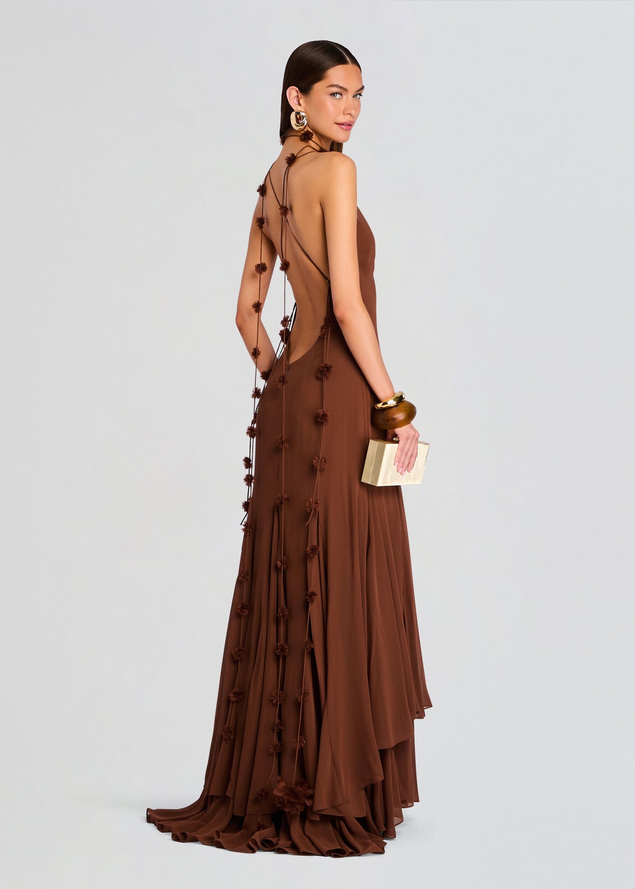 Deena Chiffon Dress – Retrofete