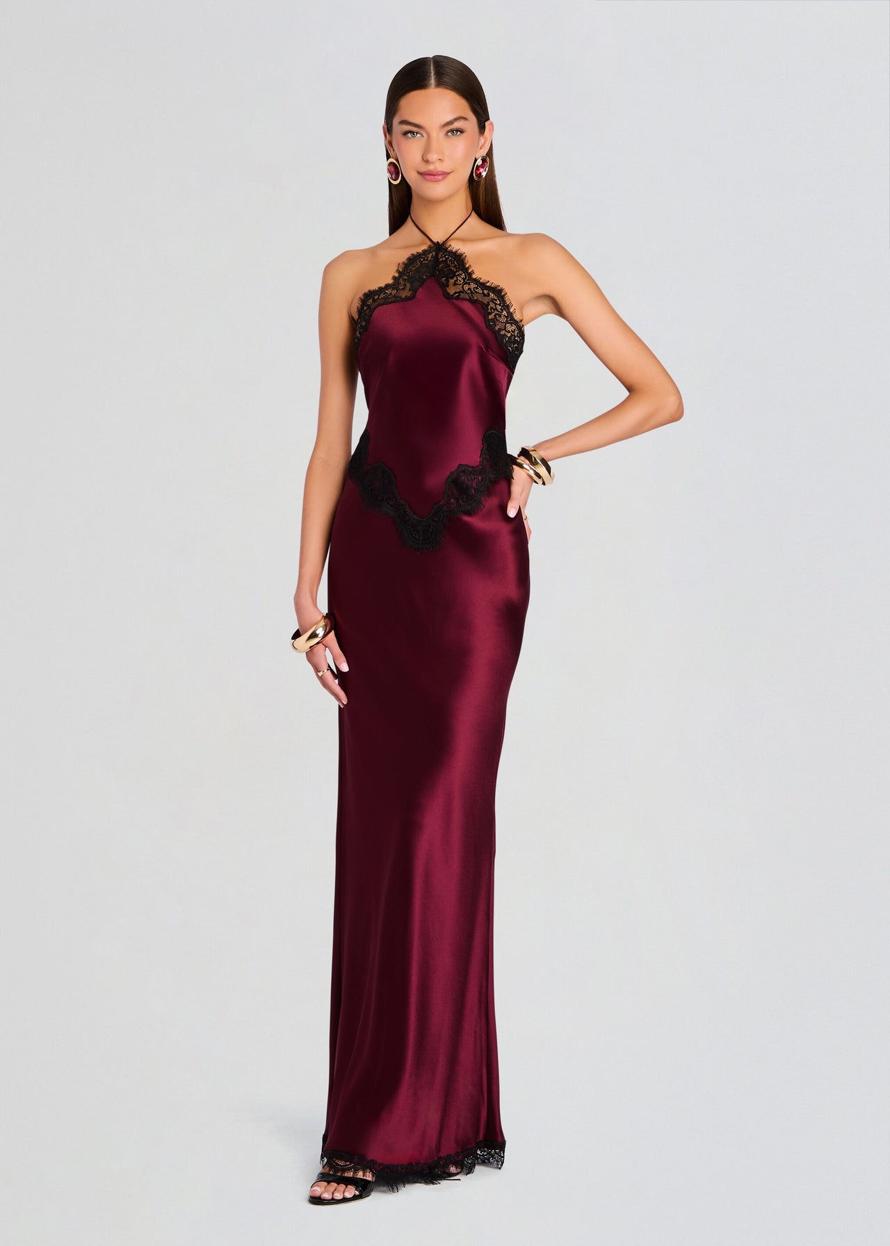 strapless open back dress Black Latin - Rhythm Dress | Pink Accents main image 1