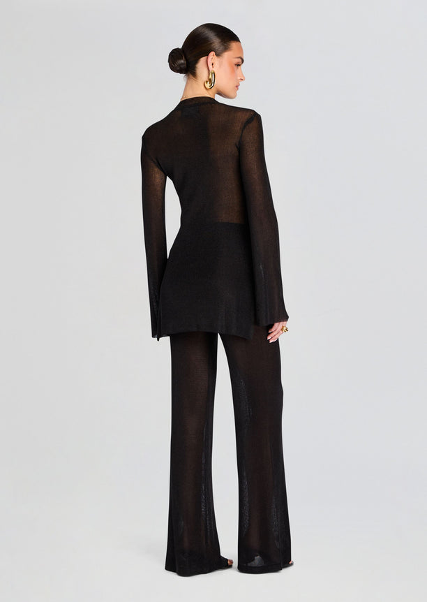 Ines Metallic Knit Top