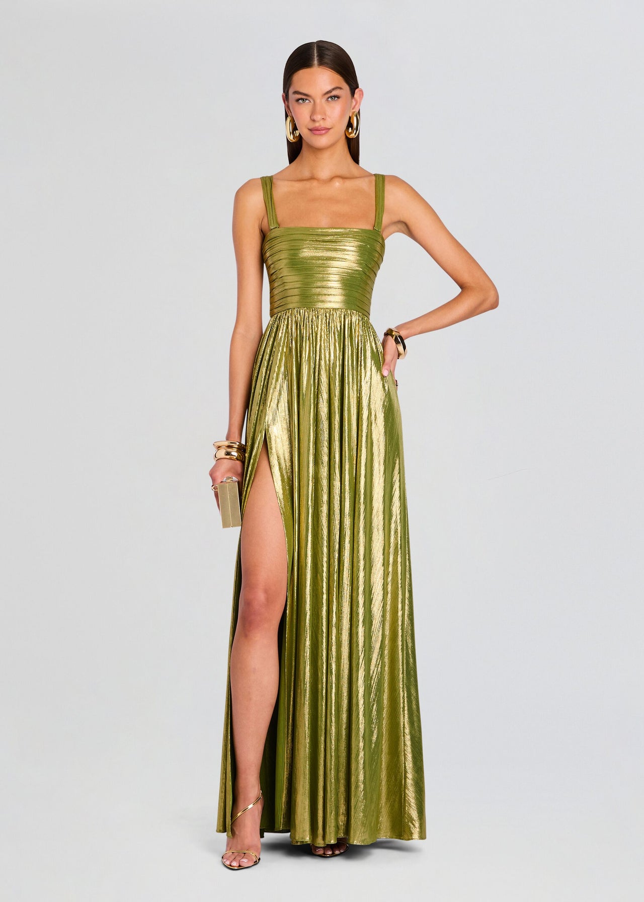 slim fit dress slacks Long Prom Dress cds556 by Ladivine