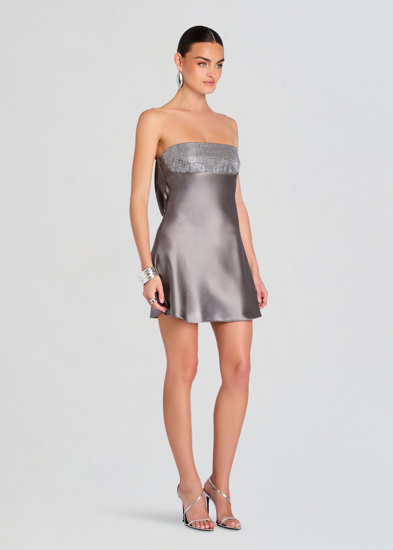 lois mini dress in ivory Lois Embellished Dress – Retrofete