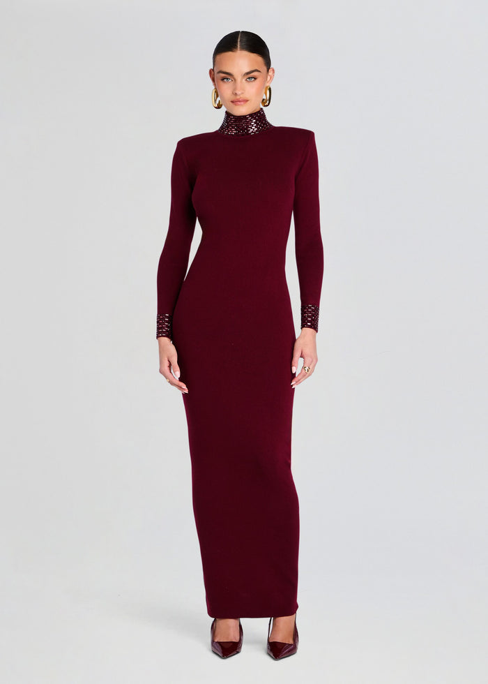 Monroe Embellished Knit Dress media 1 of 5
