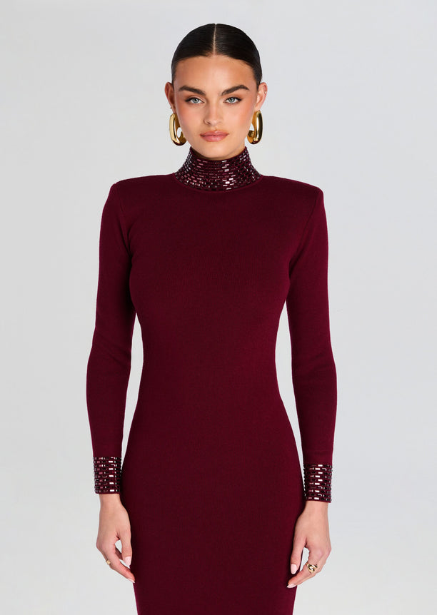 Monroe Embellished Knit Dress