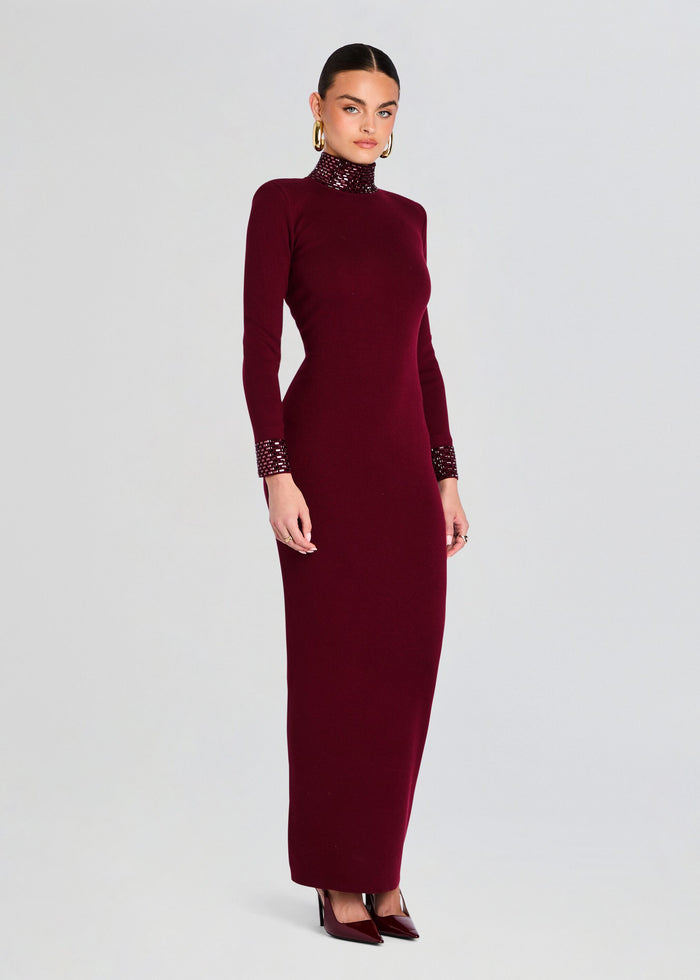 Monroe Embellished Knit Dress media 3 of 5