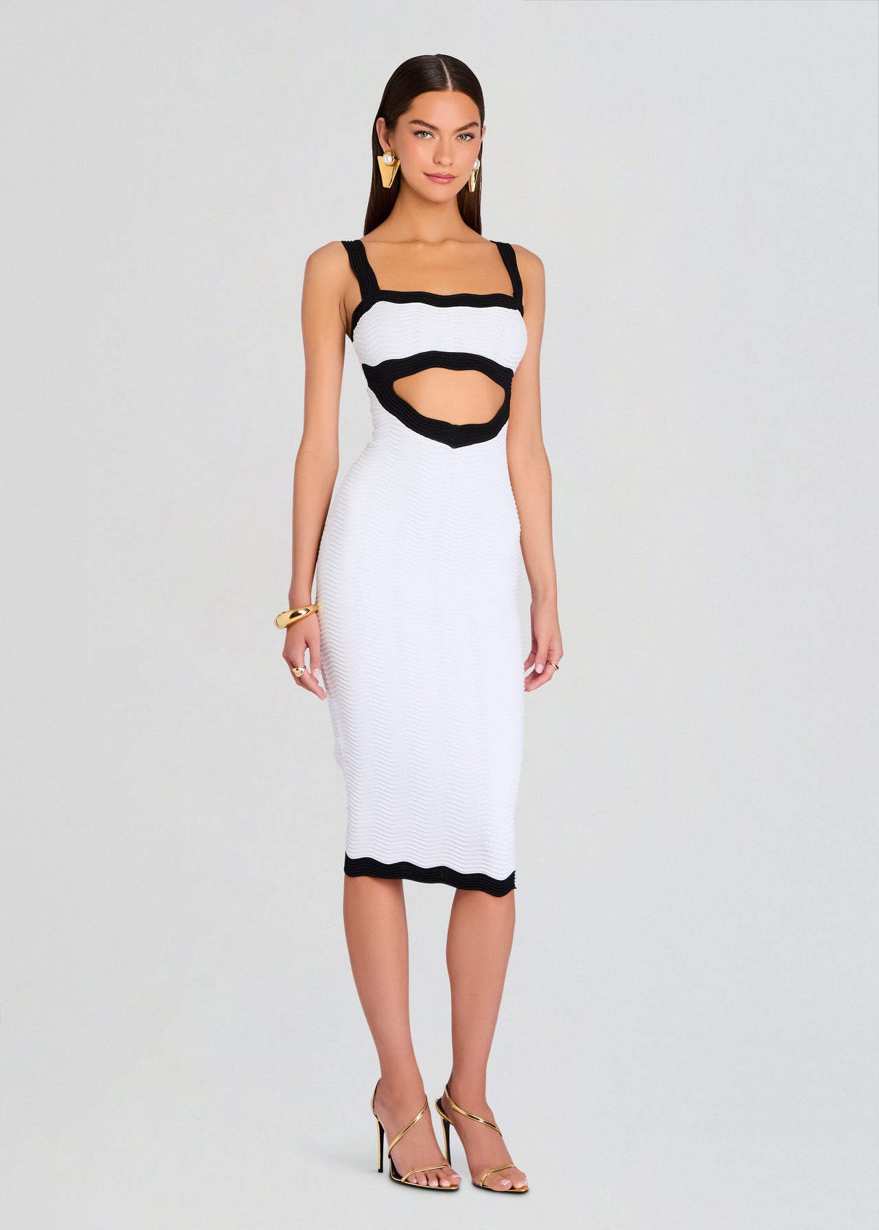 Wynra Metallic Knit Dress Retrofete Wynra Metallic Knit Dress Retrofete